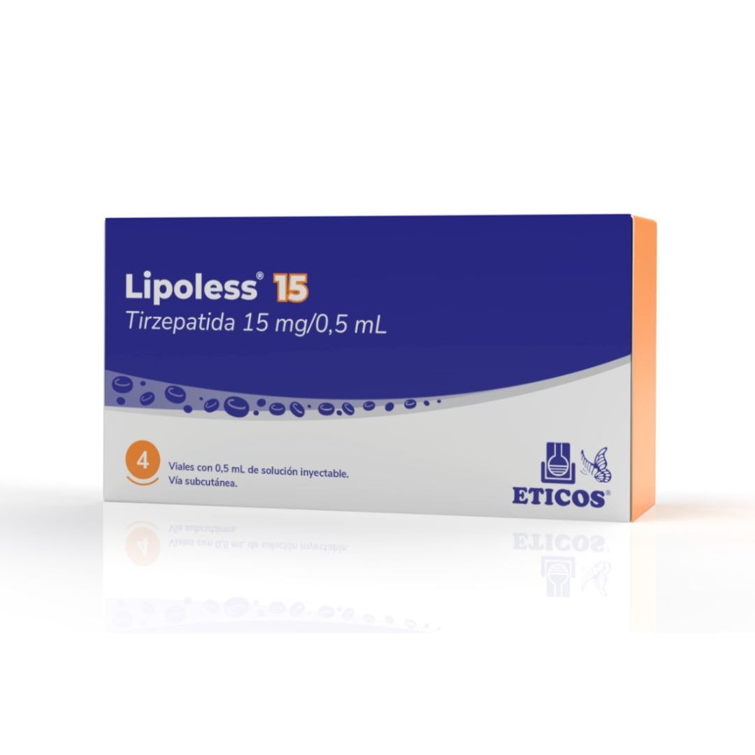 Lipoless Tirzepatida Eticos 15mg/0,5ml – 4 AMP - Imagem 2