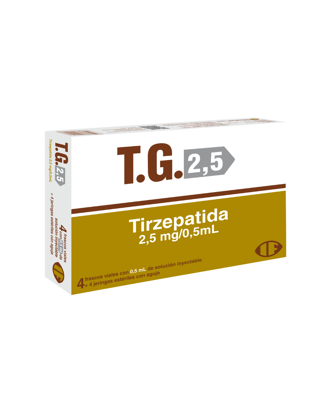 T.G – Tirzepatida 2.5mg/0.5ml – 4 AMP