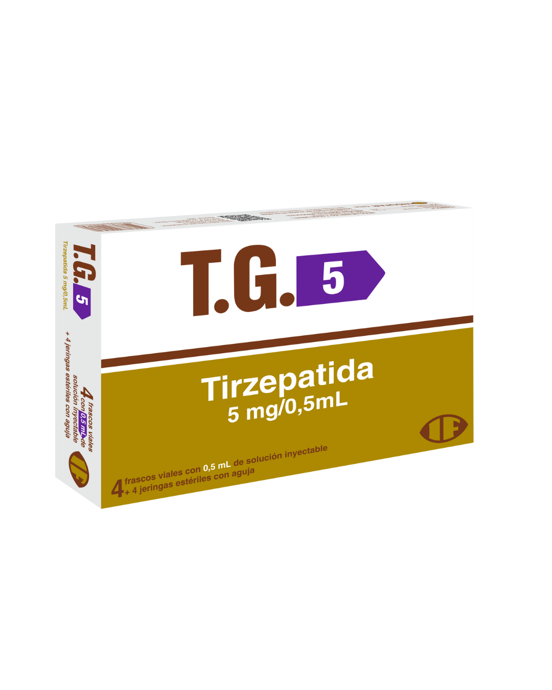 T.G – Tirzepatida 5mg/0.5ml – 4 AMP